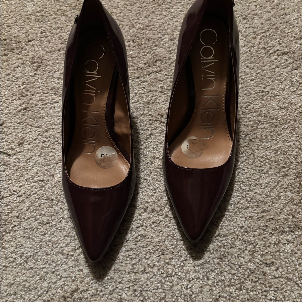 Calvin Klein Women's Burgundy Pumps